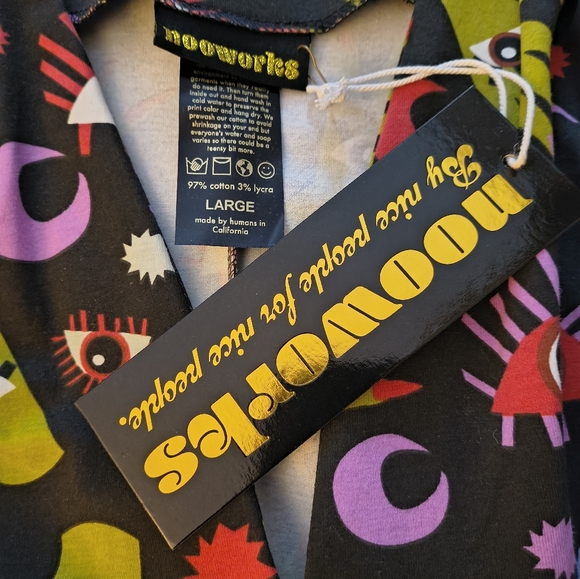 NWT Nooworks Witchy Ways Dress Large - Picture 5 of 5